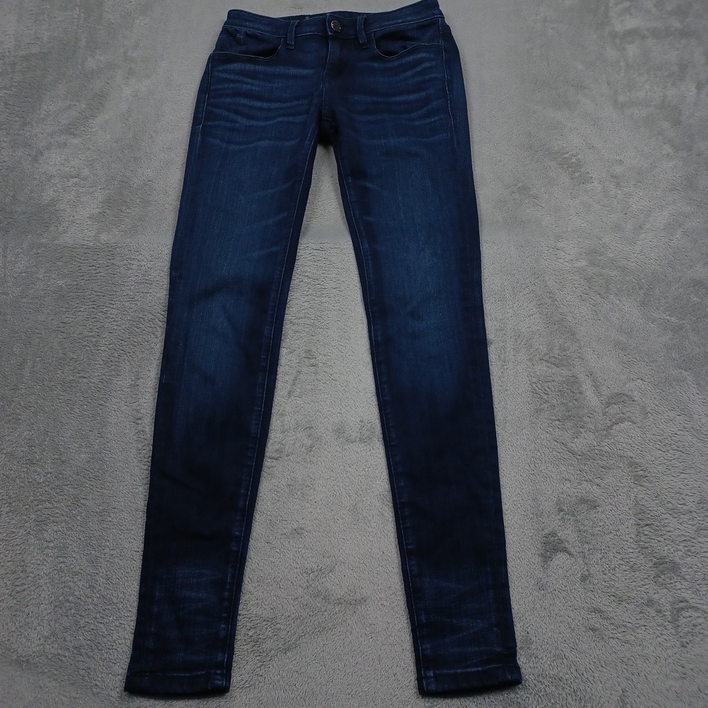 Buckle Black Jeans Womens‎ 25 Blue Skinny Fit Dark Wash Stretch Denim Casual